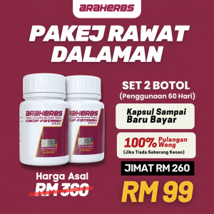 Promosi Pakej 2 botol Araherbs Kacip Fatimah Plus